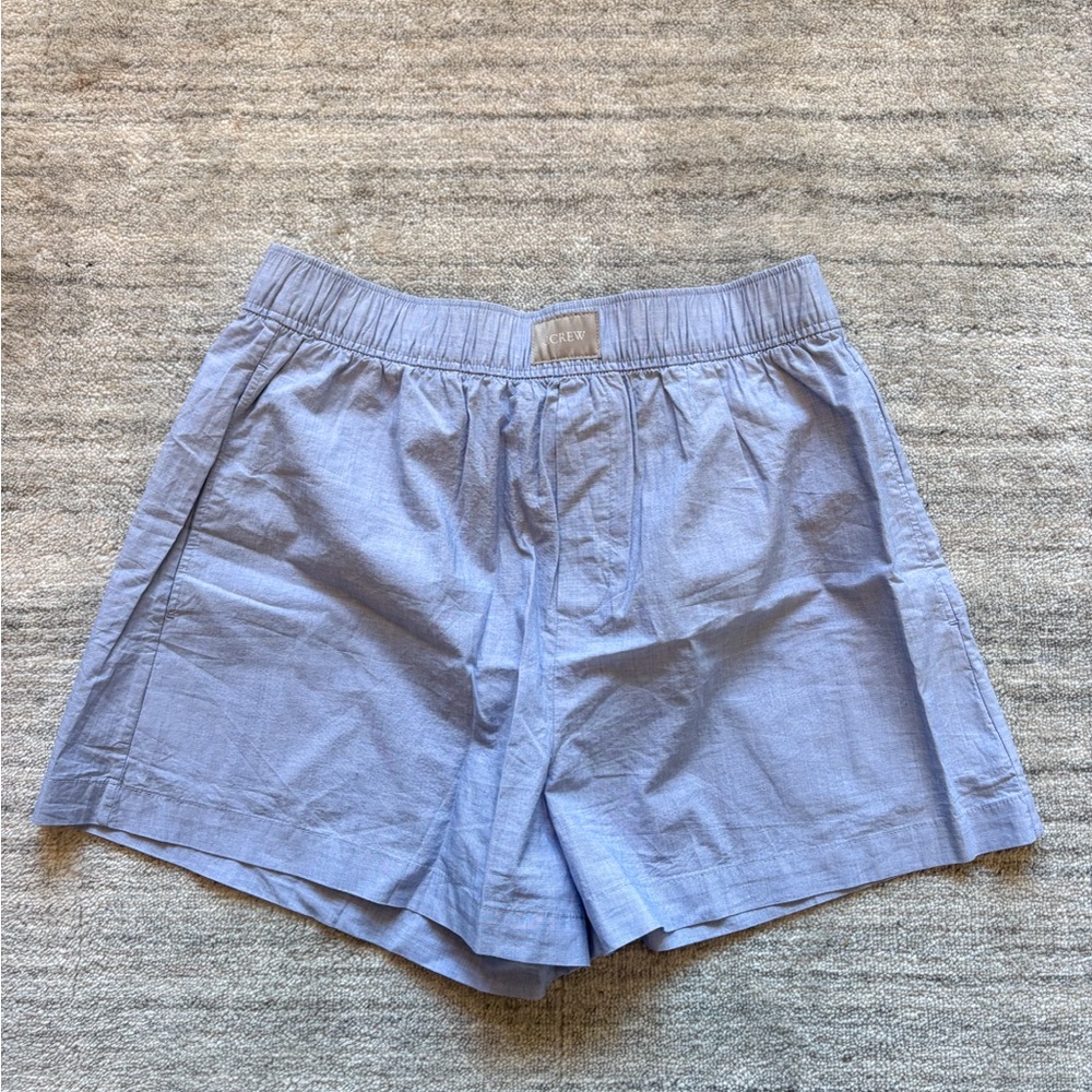 J.Crew Light Blue Cotton Lounge shorts